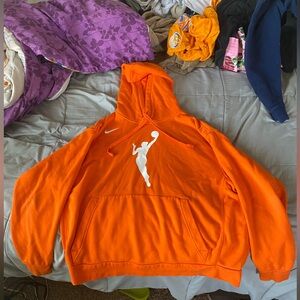 Nike WNBA Hoodie Normal Wear and Used Orange Size XL